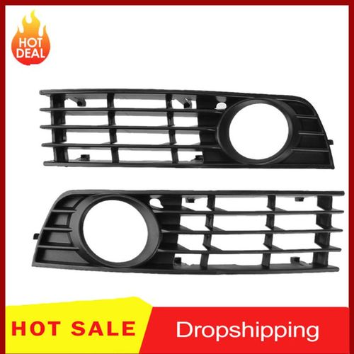 Vodool ? Couverture De Calandre Pour Pare-Choc Avant De Voiture, 2 Pièces, Accessoires De Style Extérieur Pour Audi A4 B6 2002 ? 2005