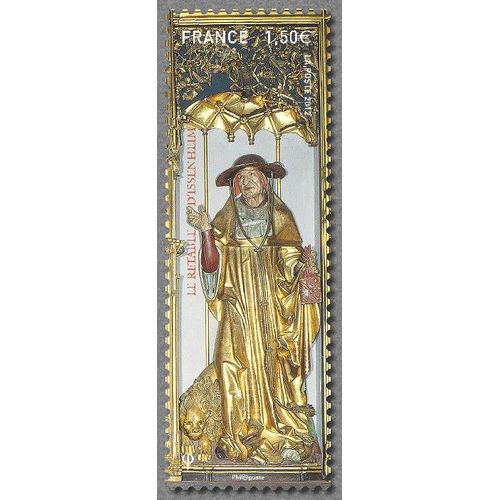 France 2012, Très Beau Timbre Neuf** Luxe Yvert 4676, 500ème Anniversaire Du Retable D'issenheim, Saint Jérôme.