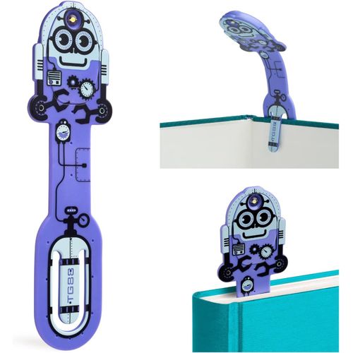 Shiba-Lampe De Lecture Flexilight Pals | Lampe Et Marque-Page 2 En 1 | Lampe Led À Clip | Torche De Lecture Adultes Et Enfants | L[2