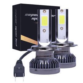 Mini Phare Led H4 12v-24v, 1 Paire, 12000lm, Cob, H1, H11, 9005, 9006, Hb3, Hb4, 120w, 8000k, Ampoules Glacées, Turbo, Antibrouillard