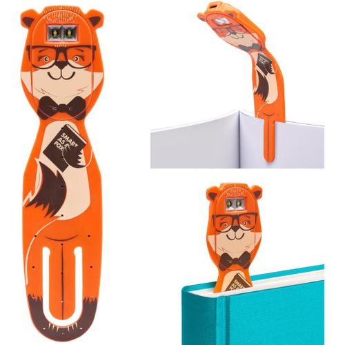Shiba-Lampe De Lecture Rechargeable Flexilight | Lampe Et Marque-Page 2 En 1 | Lampe Led À Clip | Torche De Lecture Adultes Et Enf[5