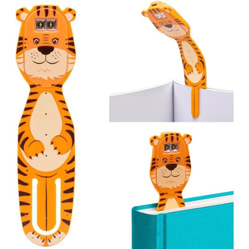 Shiba-Lampe De Lecture Rechargeable Flexilight | Lampe Et Marque-Page 2 En 1 | Lampe Led À Clip | Torche De Lecture Adultes Et Enf[5