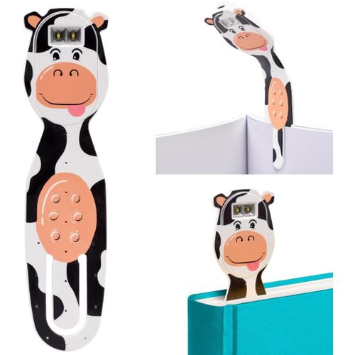 Shiba-Lampe De Lecture Rechargeable Flexilight | Lampe Et Marque-Page 2 En 1 | Lampe Led À Clip | Torche De Lecture Adultes Et Enf[5