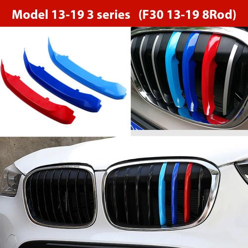 Bandes De Garniture De Calandre Avant Pour Voiture De Course, M Power, Bmw Bronche84, F48, X2, F39, Bery F25, G01, Tage F26, G02, X5, E70, F15, G05, X6, E71, F16, G06, 3 Pièces