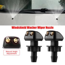 Buse D'essuie-Glace Avant Universelle, 2 Pièces, Pulvérisateur Pour Honda City Odyssey Civic Crv Hrv Legend Jazz Rr Vti Fit