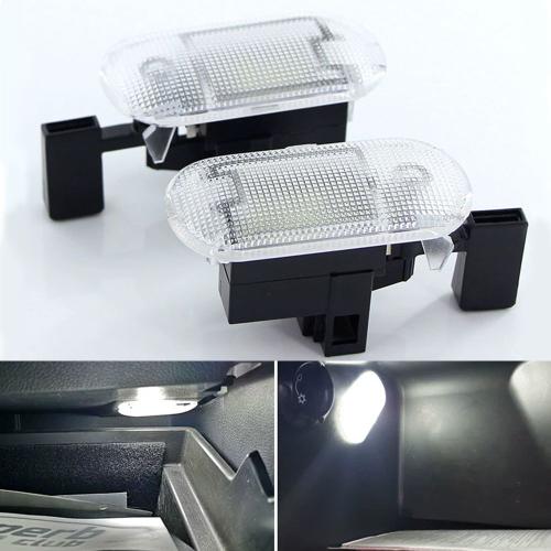 Lumière De Compartiment De Rangement De Voiture À Led, Lumière De Boîte D'isotbox, Vw Golf Mk4 Bora Touran Toua-Reg Caddy, Skoda Fabia Octavia Superb, 1pc