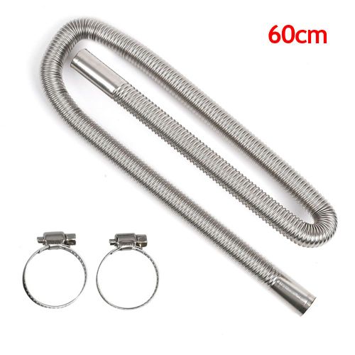 Tuyau De Chauffage De Stationnement À Air Diesel, Tuyau De Ventilation De Gaz, Acier Inoxydable, Connecteur De Camion De Voiture, 60cm, 100 Cm, 120 Cm, 150 Cm, 200cm, 250cm