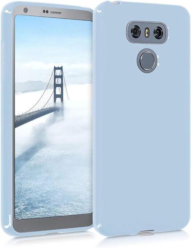 Housse Compatible Avec Lg G6 Coque - Housse De Téléphone Protection Souple En Silicone - Bleu Clair Mat[Mag5299133]