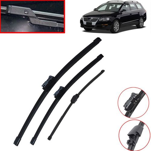 Lame D'essuie-Glace Avant Et Arrière Pour Vw Passat B6 2005 ? 2011, Accessoires De Pare-Brise