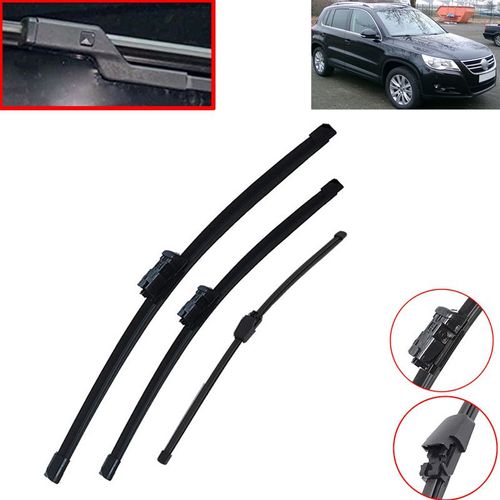 Lame D'essuie-Glace Avant Et Arrière Pour Vw Tiguan Mk1 2007   2016, Accessoires De Pare-Brise