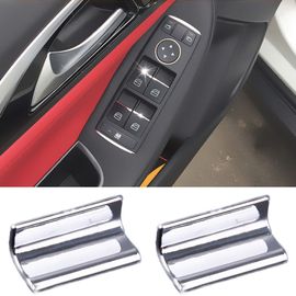 Bouton De Lève-Vitre De Voiture En Abs Chromé, 7 Pièces, Garniture De Couvercle, Accessoires Pour Peugeot 4008 308 408 3008 2017 2018 2019 2020