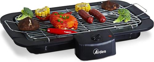 Barbecue Électrique Portable Sans Fumée De 2200 W Grill Électrique Portable Pour Balcon - Barbecue D'Intérieur Ou Extérieur - Couleur Noire Modèle Ar1B01, Noir[MIN5280993]