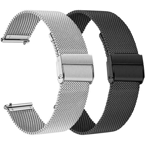 Compatible Avec Withings Scanwatch 38 Mm/Move 38 Mm, Bracelet De Montre Sport 18 Mm En Acier Inoxydable Pour Withings Steel Hr 36 Mm/Withings Steel[Con5302663]