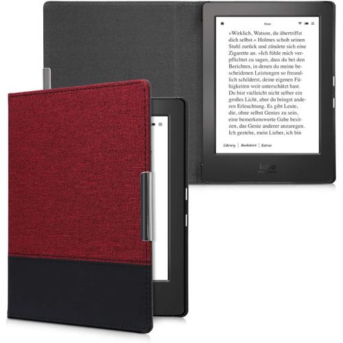 Étui L Use Compatible Avec Kobo Aura H2o Edition 1 - Housse Avec Rabat Magnétique En Tissu Canevas Pour L Use[Ave5300985]