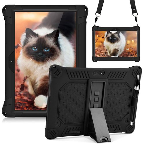 Kgabery-Universel Silicone Coque Pour Tablette 10 Pouces,Housse Protection Pour Lulugti 10.1,Ouzrs 10.1,Jusyea 10.1,Meberry 10.1,Danew 10.1,Yotopt 10.1,Heasur L80,Niuniutab ¿10 Étui Cover Case