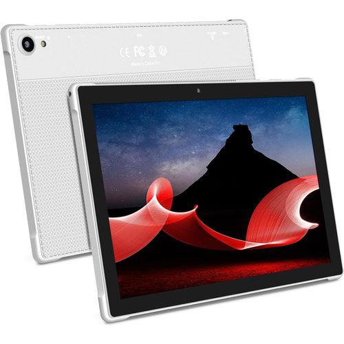 KGABERY-Tablette 10 Pouces,Android 11 Tablette Tactile,2 Go Ram+32 Go Rom (1Tb Tf),Type-C,5100 Mah,Bluetooth,Wifi,Gps,Android Tablettes,Argent