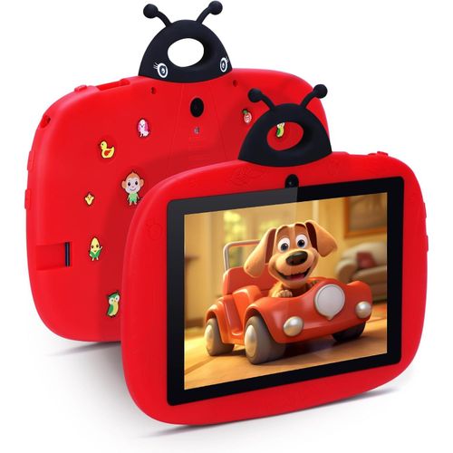KGABERY-Tablette Pour Enfants,Tablettes 7 Pouces Pour Enfants De 3 À 7 Ans,Tablette Pour Tout-Petits 4 Gb+32 Gb,Tablette D'Apprentissage Pour Garçons Et Filles,Support Iwawa