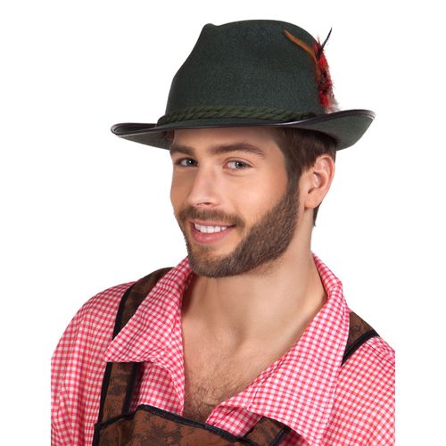 Chapeau Bavarois Vert Foncé Adulte