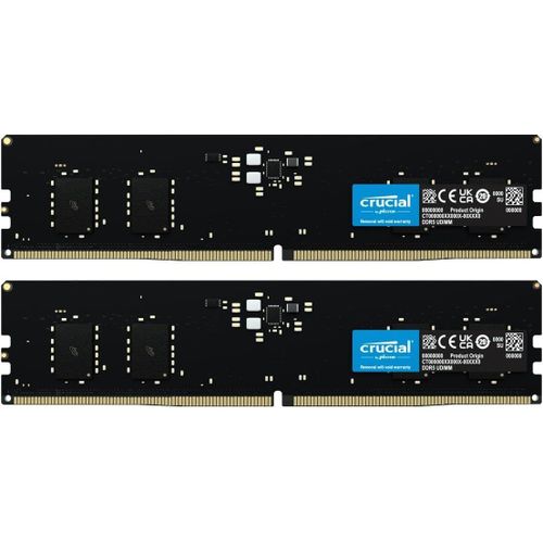KGABERY-Ram Ddr5 16Go Kit (2X8Go) 5600Mhz,Pc Mémoire Ram,Memoire Haute Performance (Ou 5200Mhz/4800Mhz),Cl46-Ct2K8G56C46U5