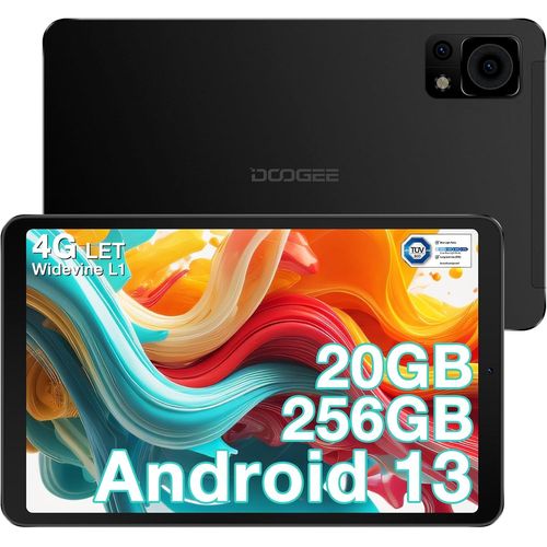 KGABERY-T20 Mini Pro Tablette Android,20Gb Ram+256Gb Rom/Tf 1Tb,2.3K Tablette 8.4 Pouces,Octa Core,5060Mah Batterie,13Mp Caméra,Tabltte 4G Lte/5G Wifi/Bt5.0/Gps/Tüv/Widevine L1,Noir