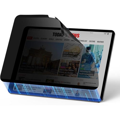 KGABERY-Protecteur D'Écran Pour Ipad Air 11 Pouces M3/M2 (2025/2024),Film De Confidentialité Magnétique Amovible Avec Filtre De Confidentialité Anti-Espion À 30 Degrés,Détachable Et Réutilisable,Matt