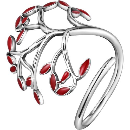 Kgabery-Bague En Argent Sterling 925 Bague Arbre De Vie Bague Ouverte En Argent Sterling Bague Personnalisée En Argent Sterling Pour Femme