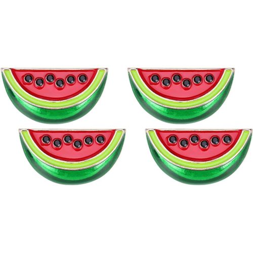 Kgabery-Lot De 10 Broches Pastèque Pour Pull-Pour Femme-Avec Pastèque-Clips Pour Cardigan-Pinces À Châle-Rouge
