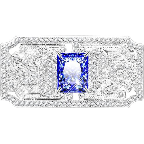 Kgabery-Broche En Cristal Pour Mariée Art Déco Vintage Strass Fashion Glamour Vêtements Vintage Fleurs De Mariée Crystal Ruban Broche Party Cadeaux Pour Dames