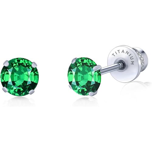 Kgabery-Limerenica Boucles D'oreilles À Visser Pour Femmes Hypoallergénique Boucle Doreille Titane Tragus 20g Cz Helix Piercing Médical En Titane Pour Oreilles Sensibles Cartilage