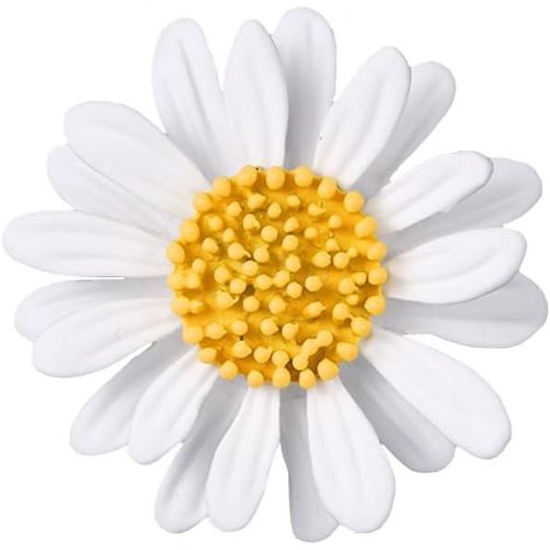 Kgabery-Alliage En Email Broches,Fleur Broche,Marguerite Broche,Broche Élégante Fleur,Pour Femme Vêtement Broches Accessoires,Adaptées Aux Cadeaux De Mariage De Bal