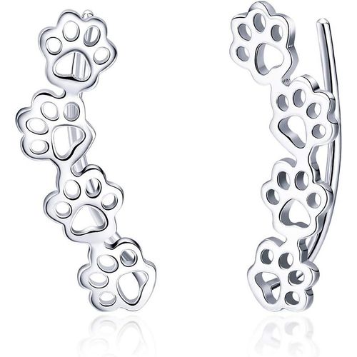 Kgabery-Boucles D'oreilles Grimpeur Pattes-Boucle D'oreille Femme Contour Lobe D'oreille En 925 Argent Sterling,Boucle D'oreilles Piercing Cuff Clou D'oreille Bijoux Pour Femmes Filles
