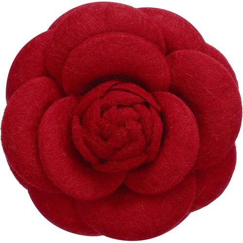 Kgabery-Broche En Forme De Fleur De Camélia,Broche Vintage En Tissu Fait À La Main Pour Femme,Chapeau,Robe,Chemise,Cravate,Corsage
