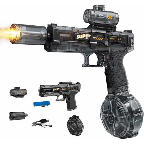 Pistolet À Eau Électrique Pour Adultes Et Enfants, Pistolet À Eau Automatique Avec Portée De 26 Pieds, Pistolet Super Blaster Soaker Haute Capacité Pour Jouet De Fête À La Piscine, Pistolet À Eau