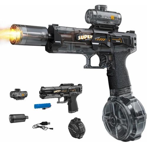 Pistolet À Eau Électrique Pour Adultes Et Enfants, Pistolet À Eau Automatique Avec Portée De 26 Pieds, Pistolet Super Blaster Soaker Haute Capacité Pour Jouet De Fête À La Piscine, Pistolet À Eau