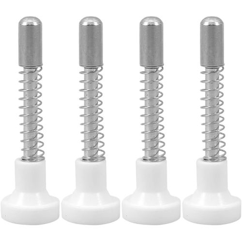 1 Set Accessoires De Lit De Lit Accessoires De Meubles Fermeture À Ressort Pour Berceau Verrous D'écran De Fenêtre Accessoires Lit Blanc Fer À Repasser 4 Pcs[Jia5288672]