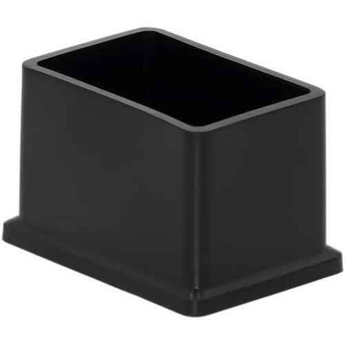 Lot De 8 Capuchons Rectangulaires En Pvc Non Marquants Pour Pieds De Chaise, Pieds De Chaise, Housses De Sol Pour Meubles De Table 30 X 40 Mm (1-3/16"" X 1-9/16""), Noir[Jia5288164]