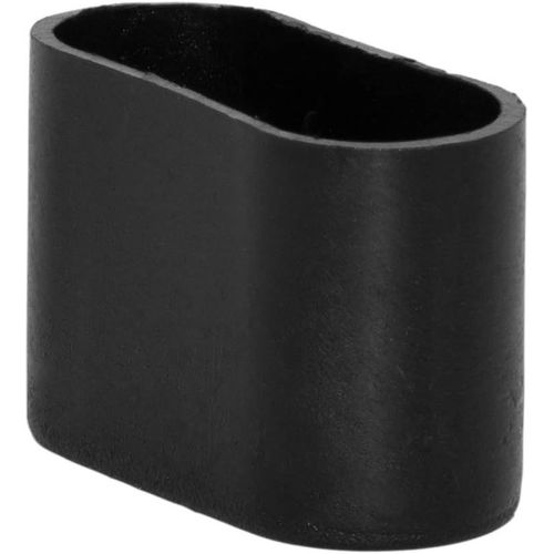 Lot De 8 Embouts De Pieds De Chaise En Plastique Dur Pp Rigide Pour Protéger Les Sols Ovales Et Rectangulaires 16 X 34 Mm (5/8"" X 1-11/32""), Noir[Jia5289802]