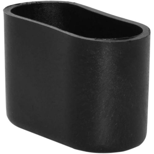 Lot De 8 Embouts De Pieds De Chaise En Plastique, Dur, Pp Rigide Pour Protection De Sol Ovale Pour Meubles 18 X 40 Mm (45/64"" X 1-9/16""), Noir[Jia5289801]
