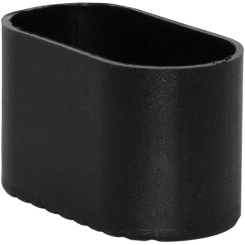 Lot De 8 Embouts Ovales Pour Pieds De Chaise En Plastique, Dur, Rigide Pp 25 X 50 Mm (1"" X 2""), Noir[Jia5289804]