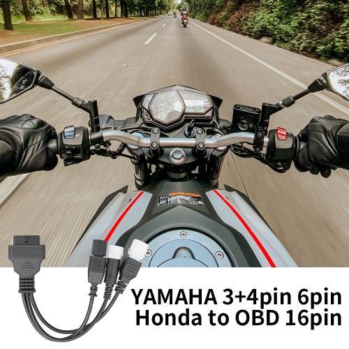 Câble de moto OBD pour Yamaha, prise 3 broches, 4 broches, câble