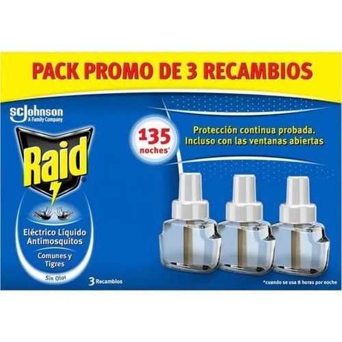 Raid Recharge Anti-moustiques (3 Unités)