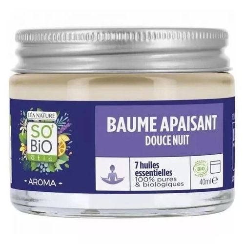 Sobio Baume Détente Sommeil - Bio - 40 Ml 