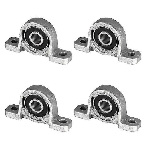 4 pcs alésage intérieur monté sur bille bloc d¿oreiller bride micro roulement vertical roulement de bloc d¿oreiller