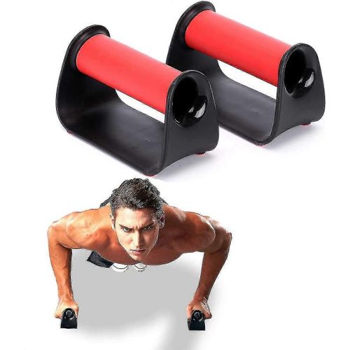 Push Up Bar Push Up Bar Stand Pushup Haut Du Corps, Bras, Poitrine Et Dos Entraînement Rouge