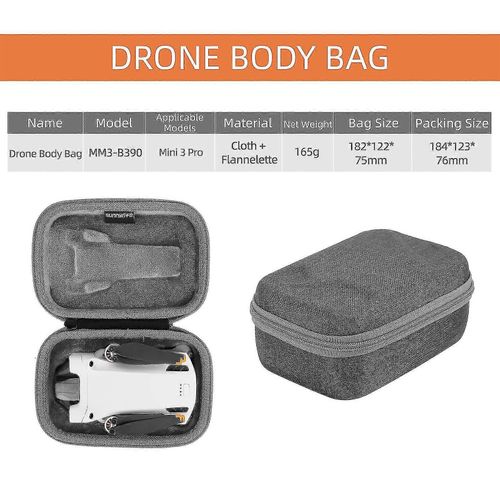 Mini 3 Pro Case Portable Carrying Hard Case Travel Storage Bag Boîte De Rangement De Protection Pour Dji Mini 3 Pro Drone Accessoires Imperméable À L¿Eau-Générique