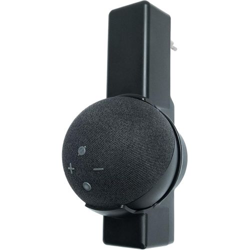 GOTHICANA BY EMPSupport Mural Dot (5E/4E Génération) - Développé En Allemagne - Solution Peu Encombrante, Montage Sans Perçage, Sans Colle, Support Dot 5/4 (Noir)