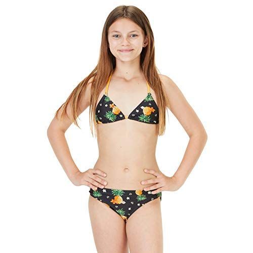 Maillot De Bain Fille Freegun, Modèle Ananas, Taille 12-14 Ans