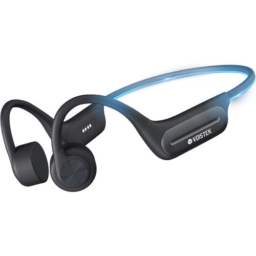 ChenQuanSarl-Casque Conduction Osseuse Bluetooth 5.3, Écouteurs Sans Fil Pour La Natation, Micro Intégré, Lecteur Mp3 Étanche Ip68, Écouteurs Étanches Pour La Natation, Le Cyclisme Et Le Sport(Gris)