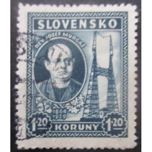 Slovaquie N°37 Josef Murgas Oblitéré