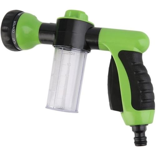 ChenQuanSarl-Pistolet D'Arro Pour Tuyau Avec Réservoir Pour Savon Ou Engrais - Jet Wash - Accessoire D'Arro - 8 Modes D'Arro - Pulvérisateur Avec Distributeur